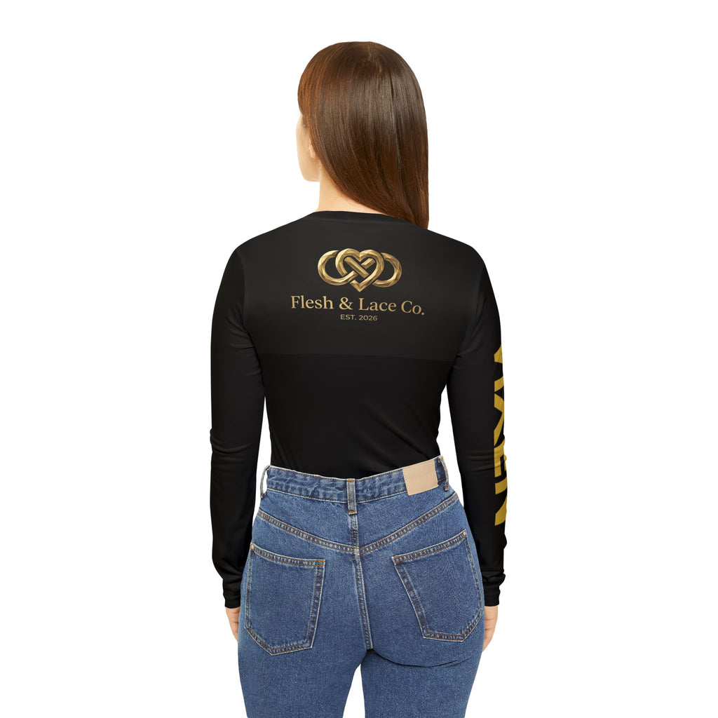 Women's Long Sleeve V-neck Shirt (AOP)